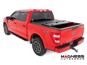Ford F-150 Bed Cover - Tri-Fold - Flip Up - Hard Cover - 5'7" Bed